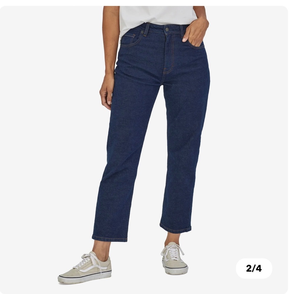 Patagonia Women's Boyfriend Jeans - Dark Blue